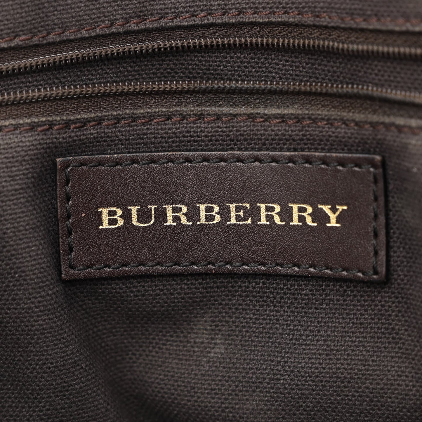 Haymarket Check Small Orchard Bowling Bag Chocolate