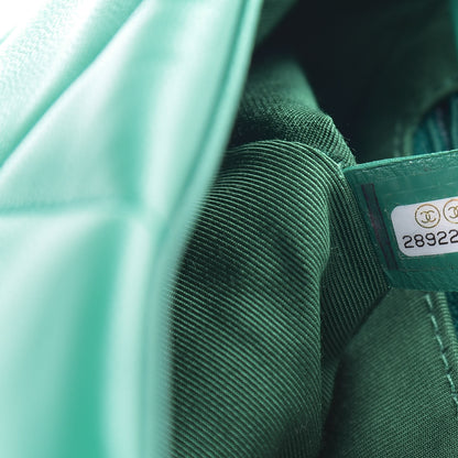 Chanel Lambskin Quilted Medium 19 Flap Green 7 of 11