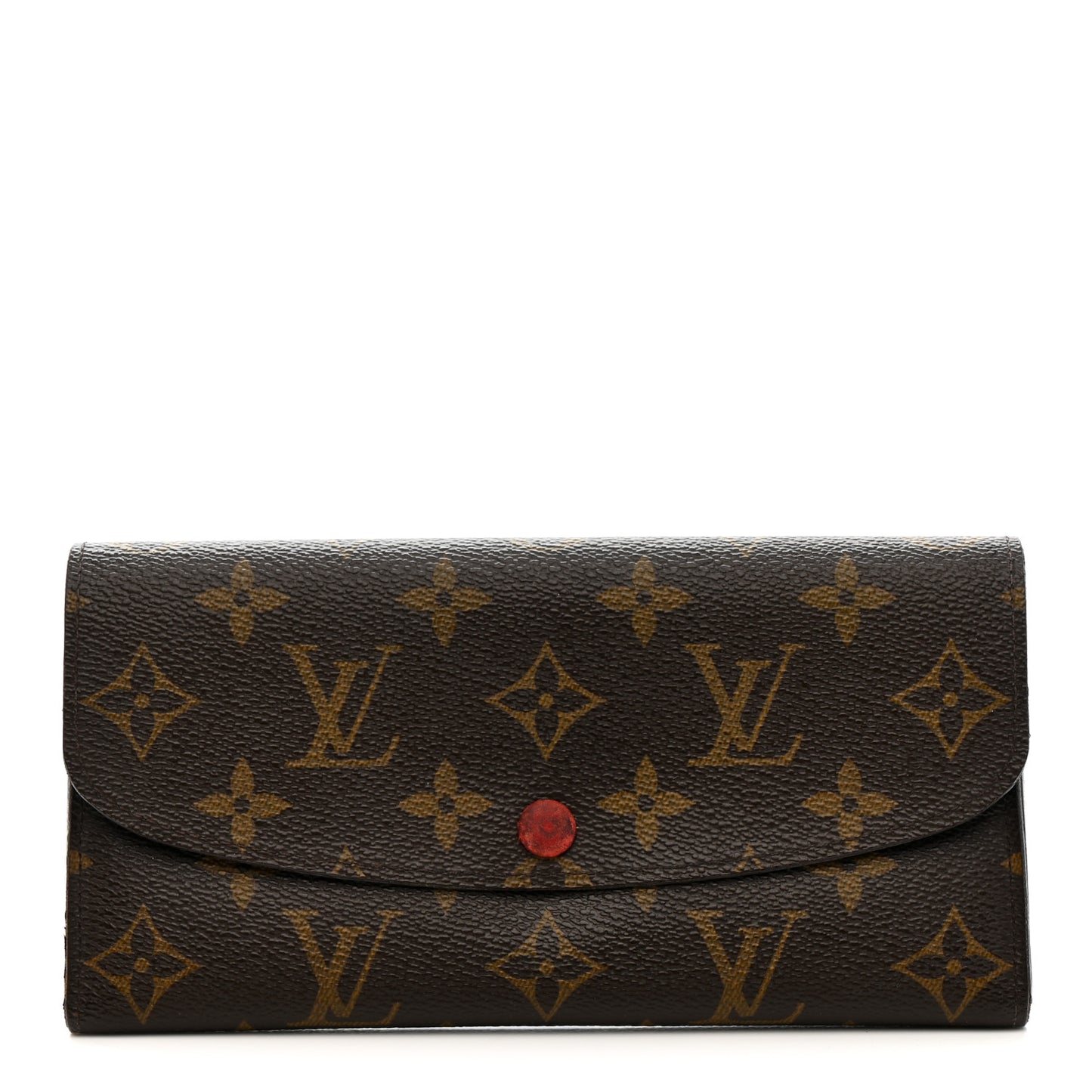 Monogram Emilie Wallet Red