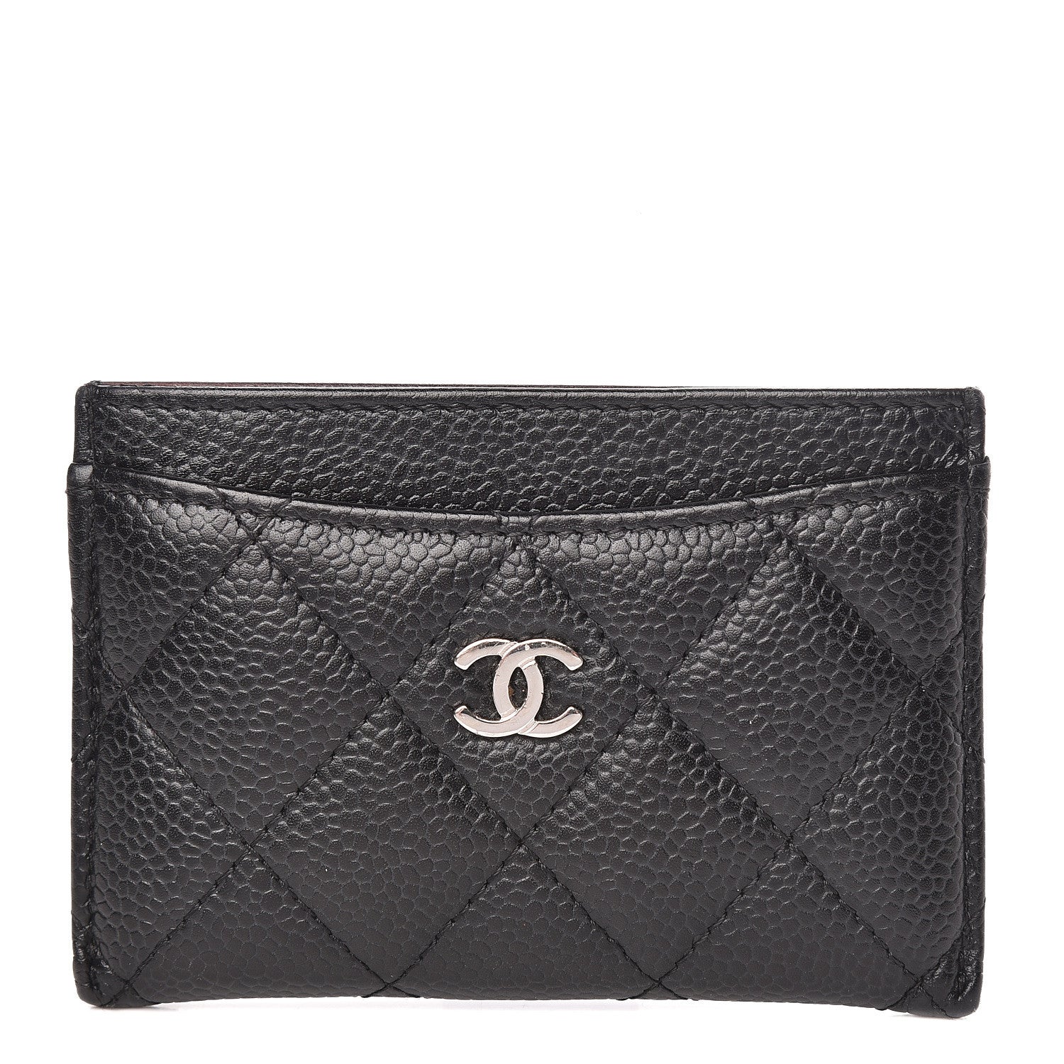 Chanel Caviar Quilted Card Holder Black 1 of 10
