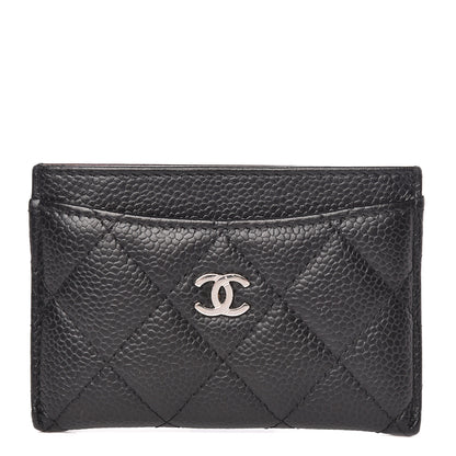 Chanel Caviar Quilted Card Holder Black 1 of 10