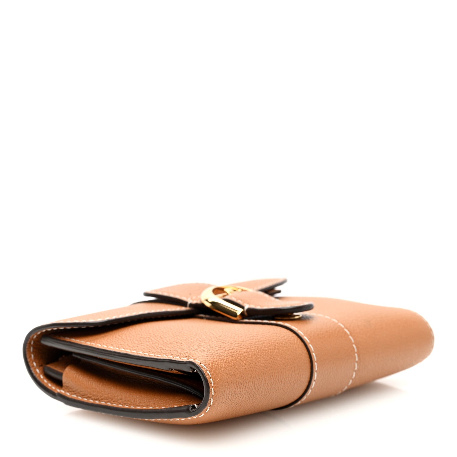 Delvaux Grained Rodeo Calfskin Brillant Compact Wallet Vegetal 5 of 8