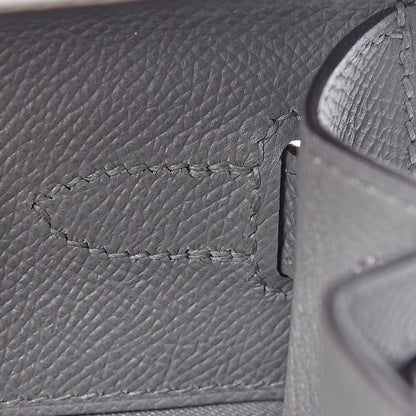 Hermes Epsom Kelly Sellier 28 Gris Mouette 14 of 39