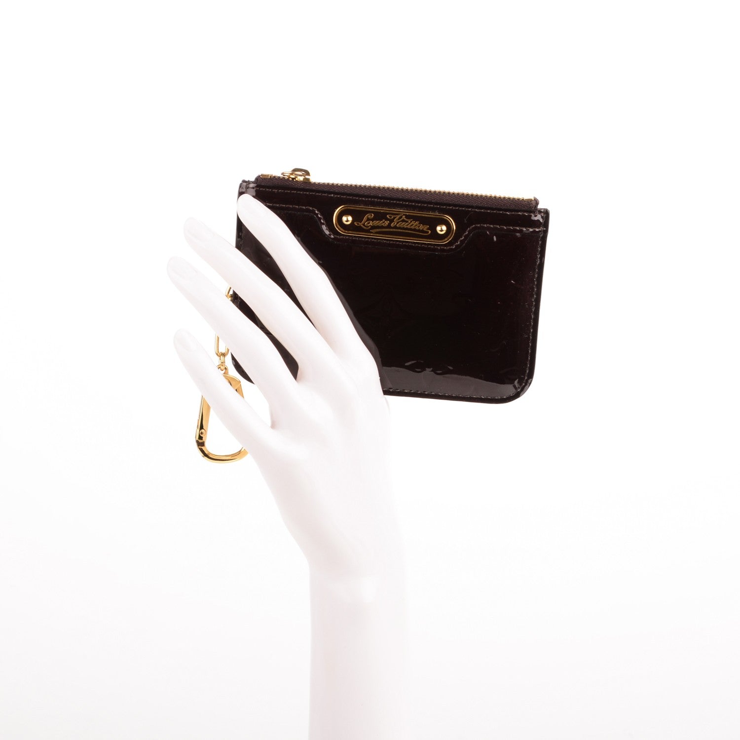 Louis Vuitton Vernis Key Pouch Amarante 2 of 7