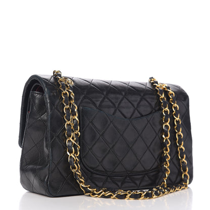 Chanel Lambskin Quilted Medium Double Flap Black 2 of 11