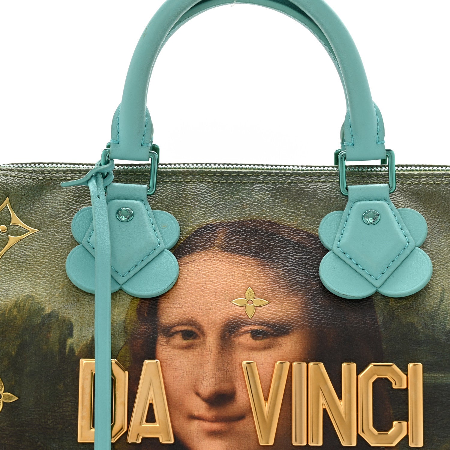 Louis Vuitton Masters Da Vinci Speedy 30 Vert D’eau 6 of 10