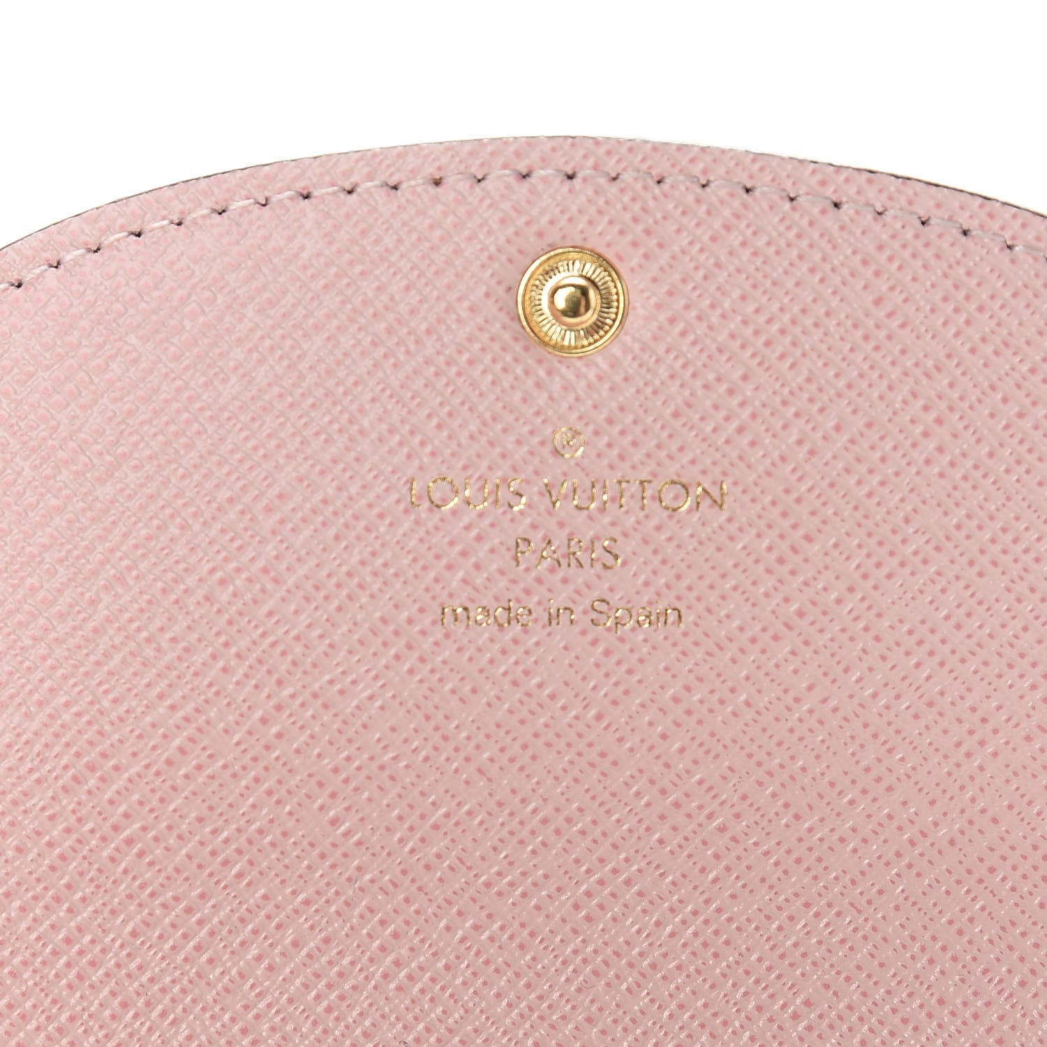 Louis Vuitton Damier Ebene Rosalie Coin Purse Rose Ballerine 6 of 9
