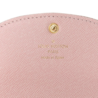 Louis Vuitton Damier Ebene Rosalie Coin Purse Rose Ballerine 6 of 9