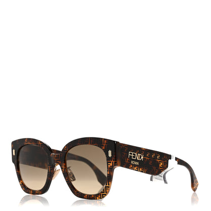 Fendi Acetate Fendi Square Sunglasses FE0458 Havana Black 1 of 8