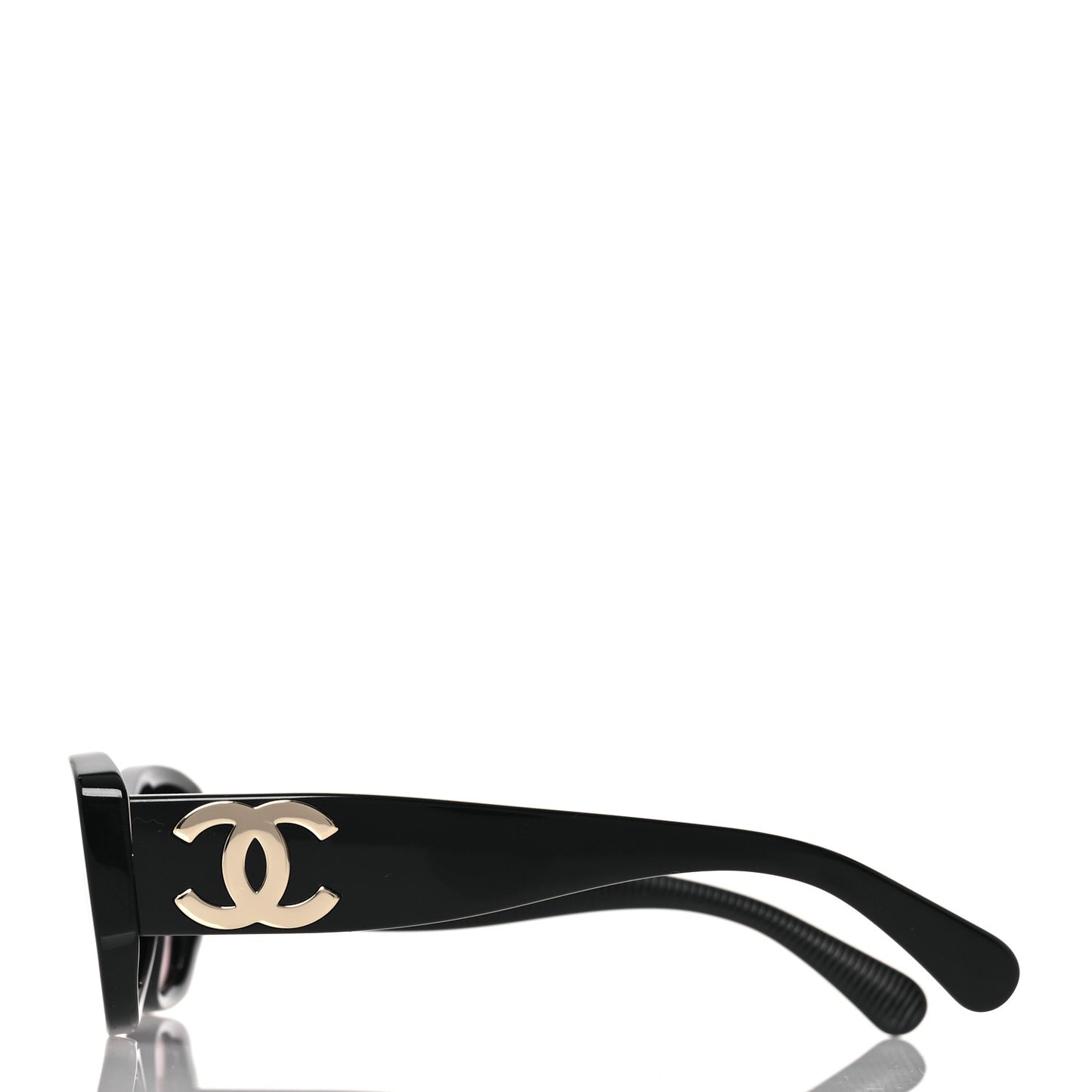 Acetate Rectangle Sunglasses 5493 Black