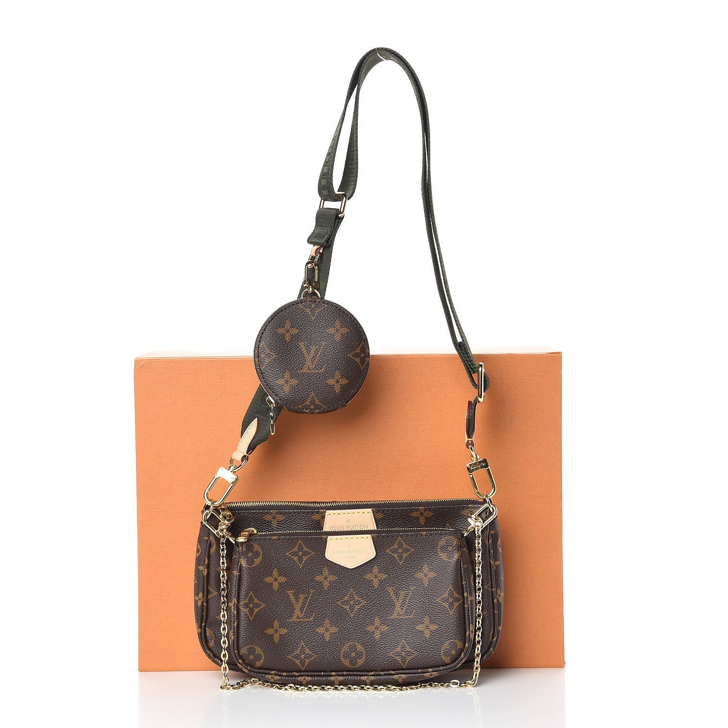 Louis Vuitton Monogram Multi Pochette Accessories Kaki 14 of 14