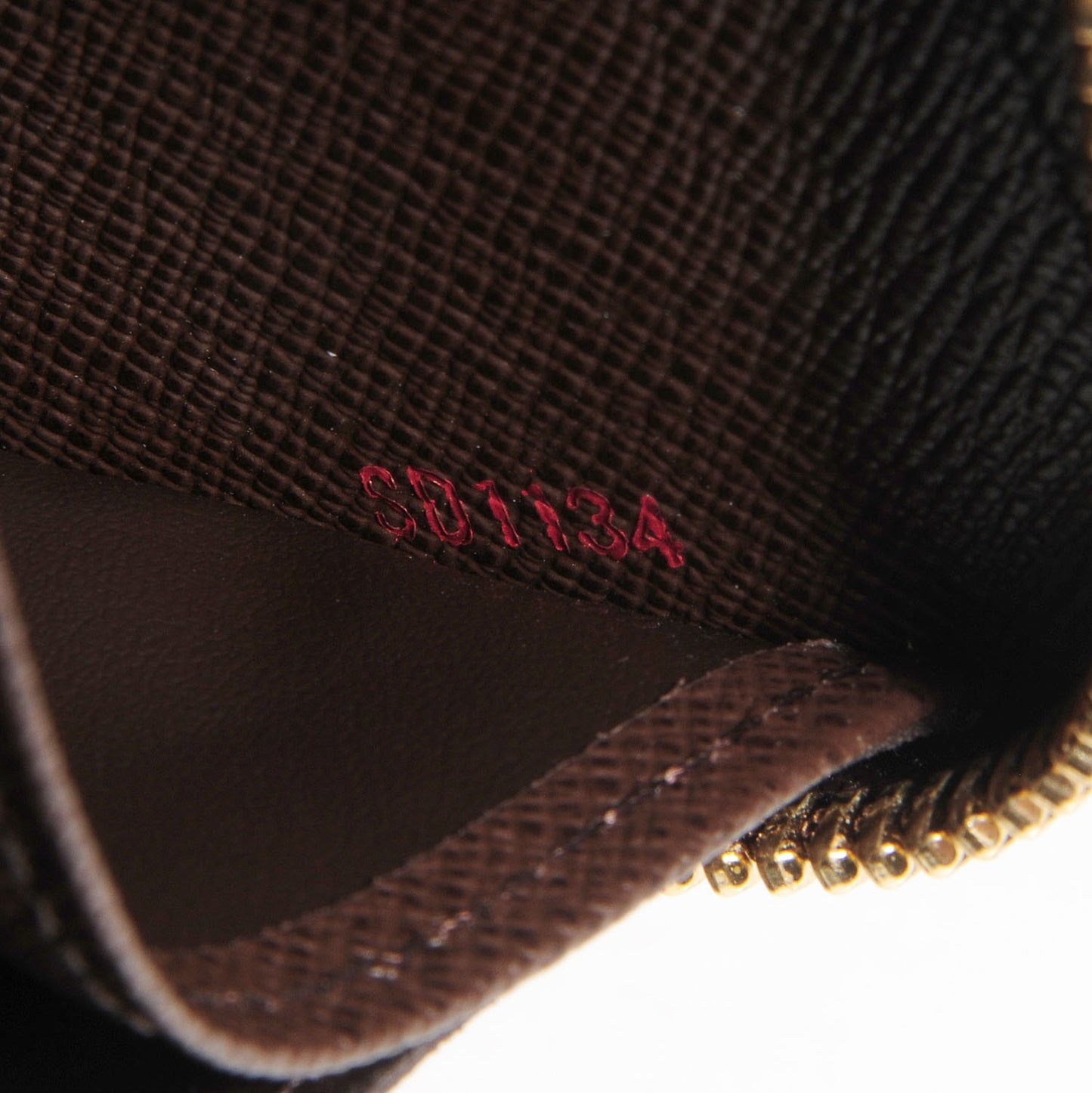Damier Ebene Zippy Wallet