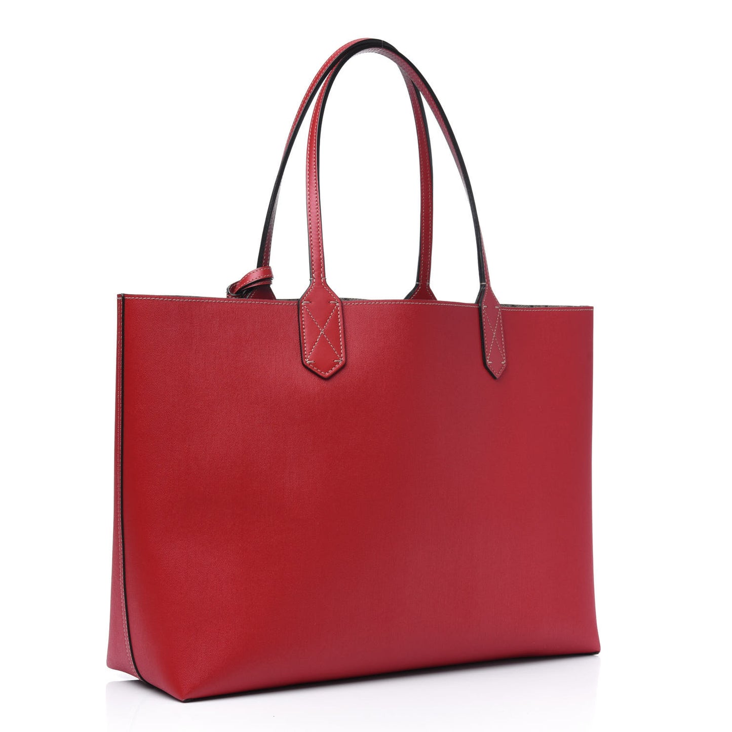 GG Supreme Medium Reversible Tote Beige Red