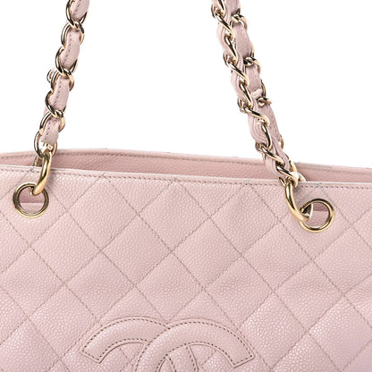 Chanel Caviar Quilted Petit Timeless Shopping Tote PTT Pink 10 of 13