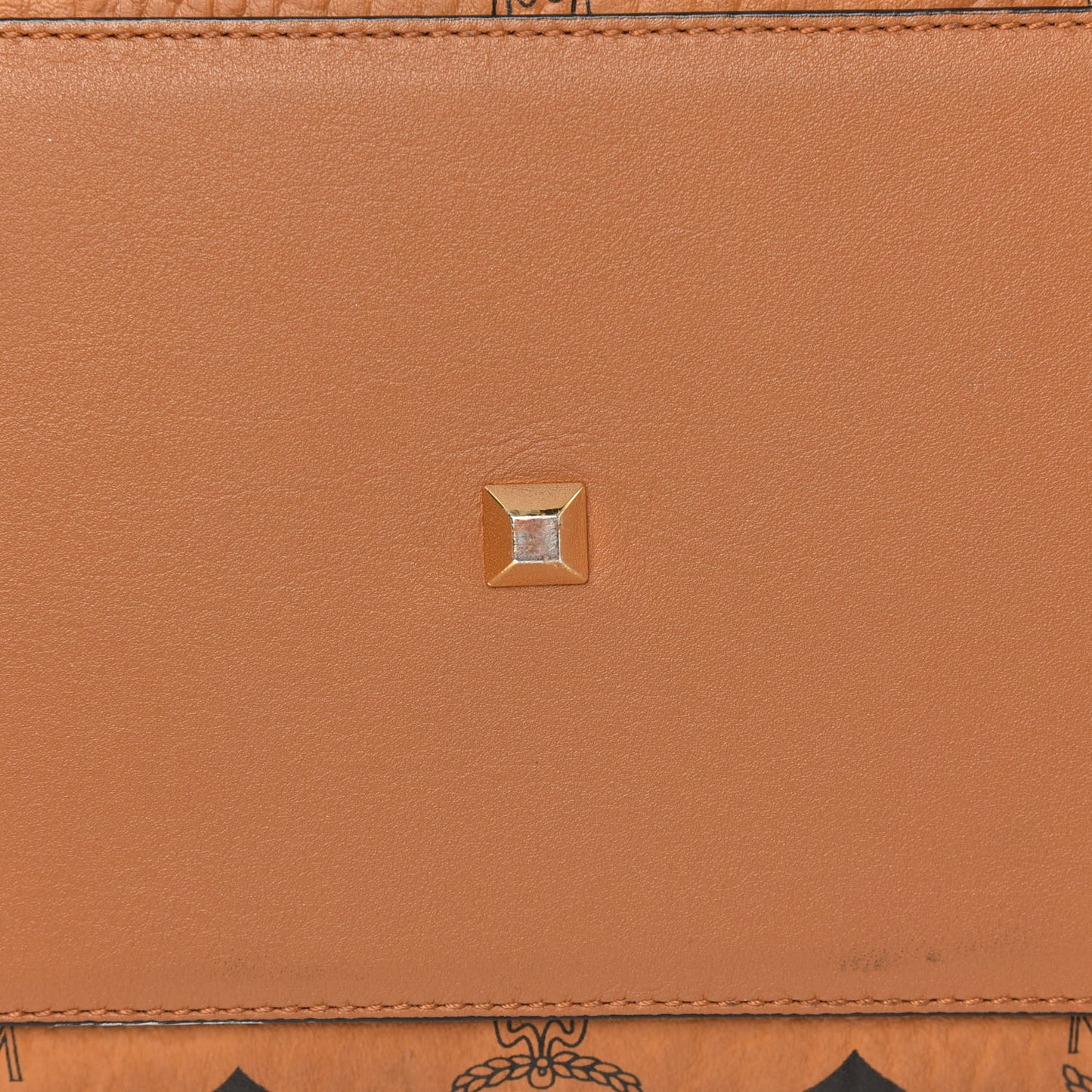 Visetos Medium Boston Bag Cognac