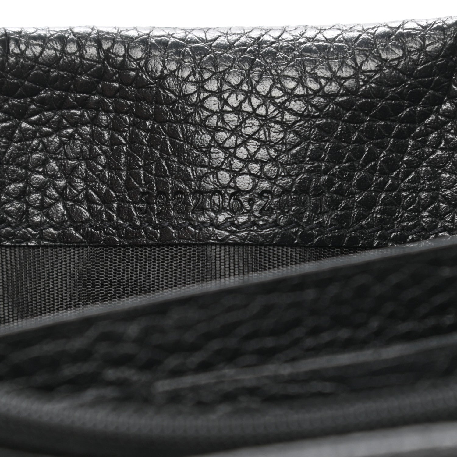 Gucci Cellarius Calfskin Soho Continental Wallet Black 7 of 11