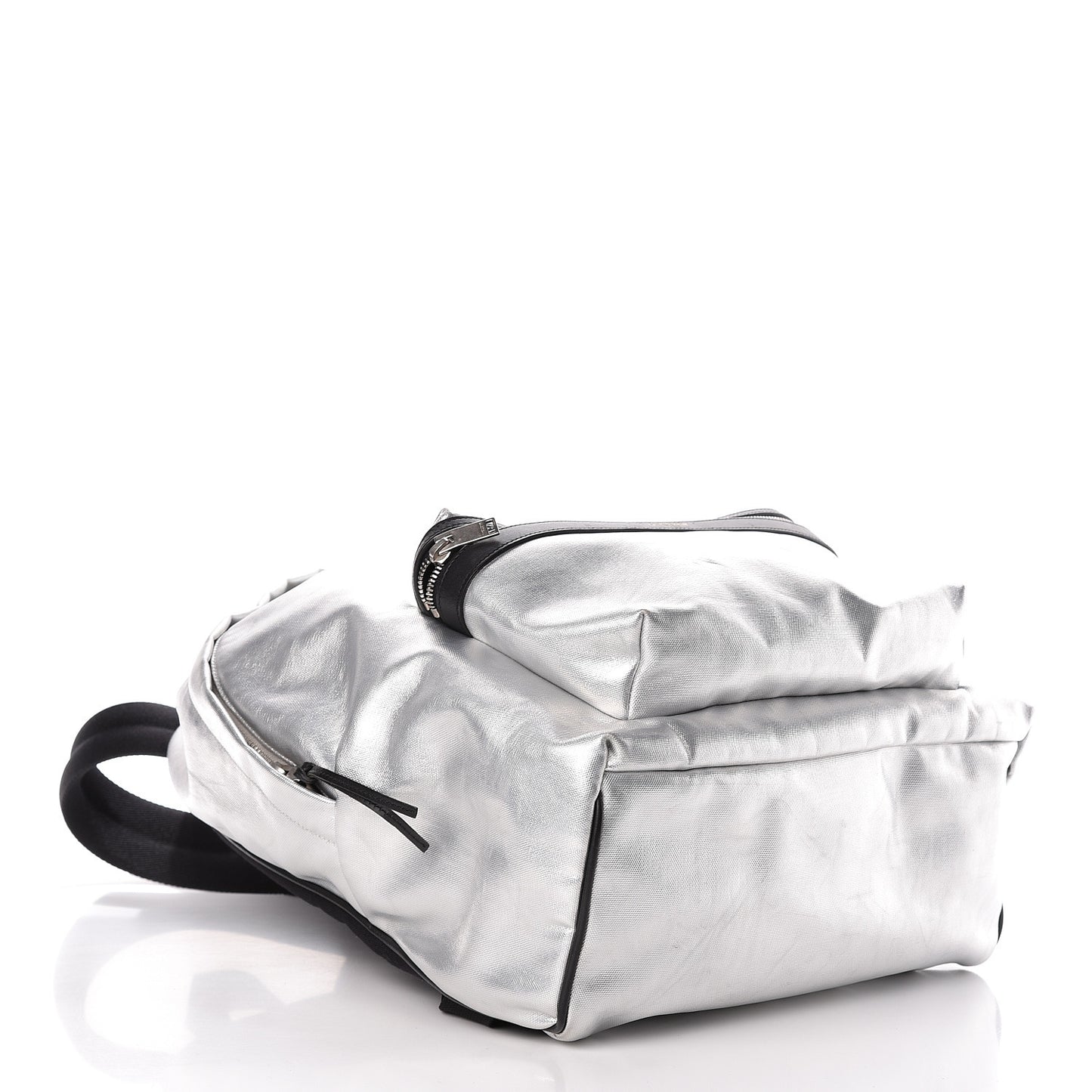 Nylon Metallic Hunting Backpack Silver