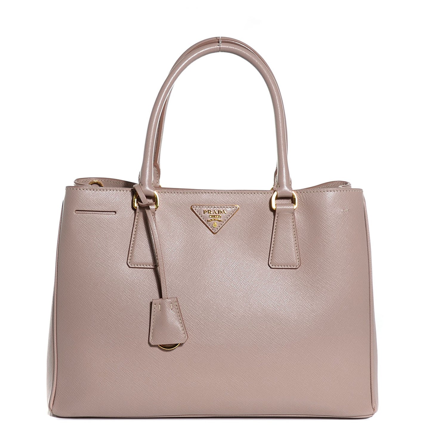 Saffiano Lux Medium Tote Cammeo