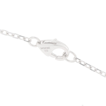 Cartier 18K White Gold Diamond Interlocking LOVE Paved Necklace 4 of 6