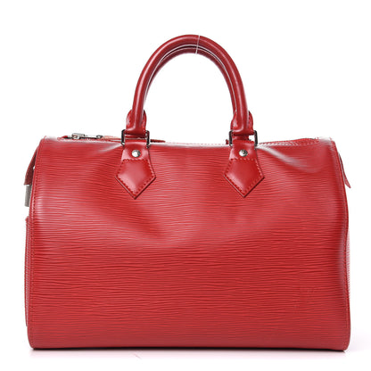 Louis Vuitton Epi Speedy 25 Rouge 1 of 12