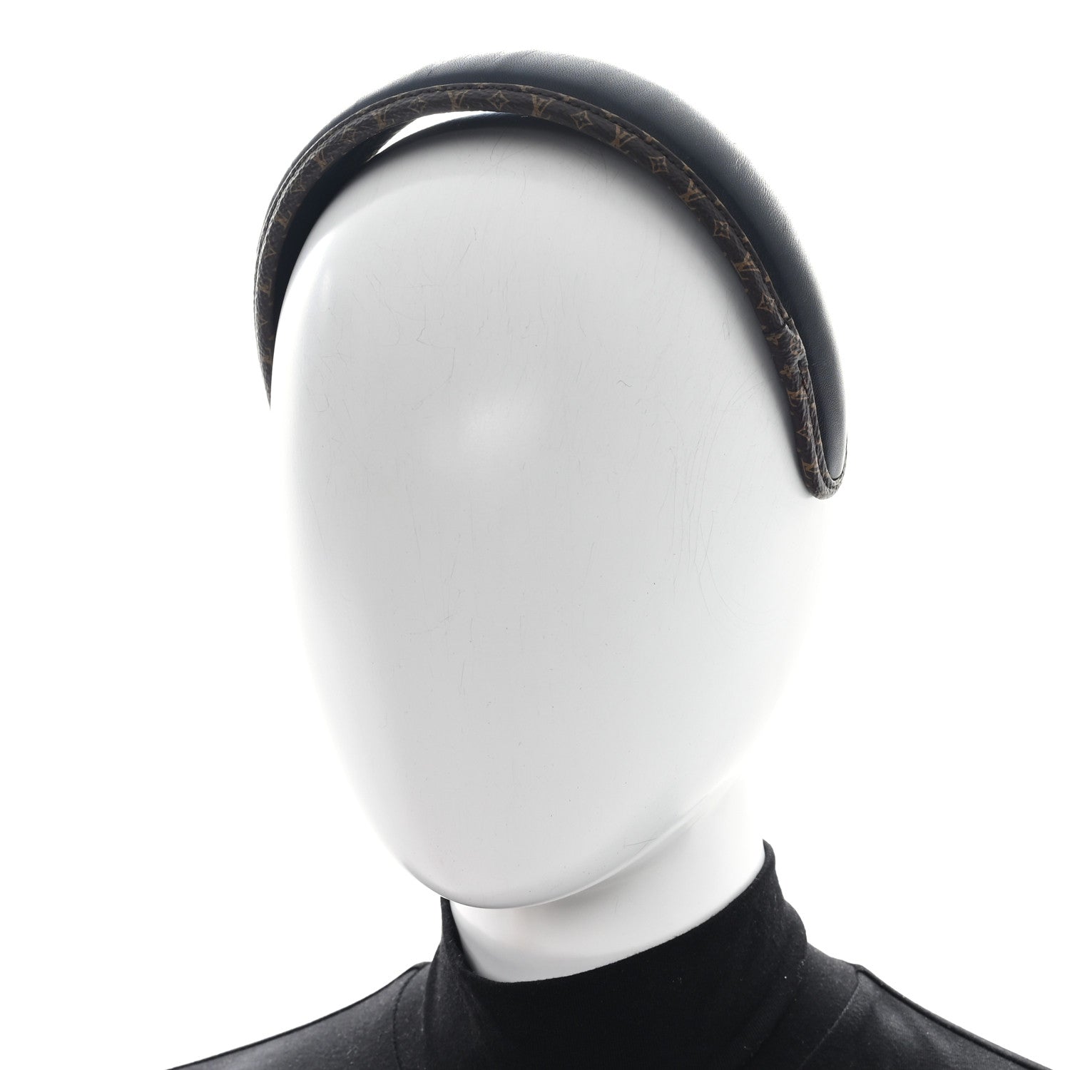 Louis Vuitton Monogram Calfskin Headband 2 of 7