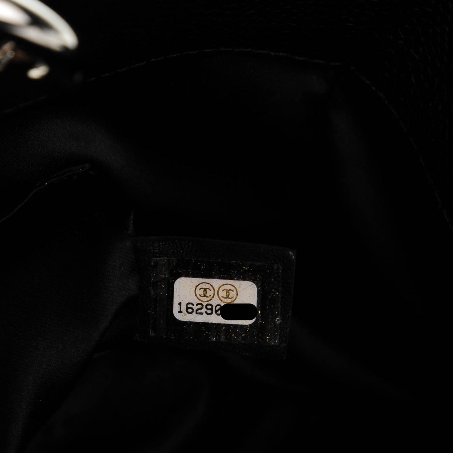 Caviar Quilted Grand Shopping Tote GST Black