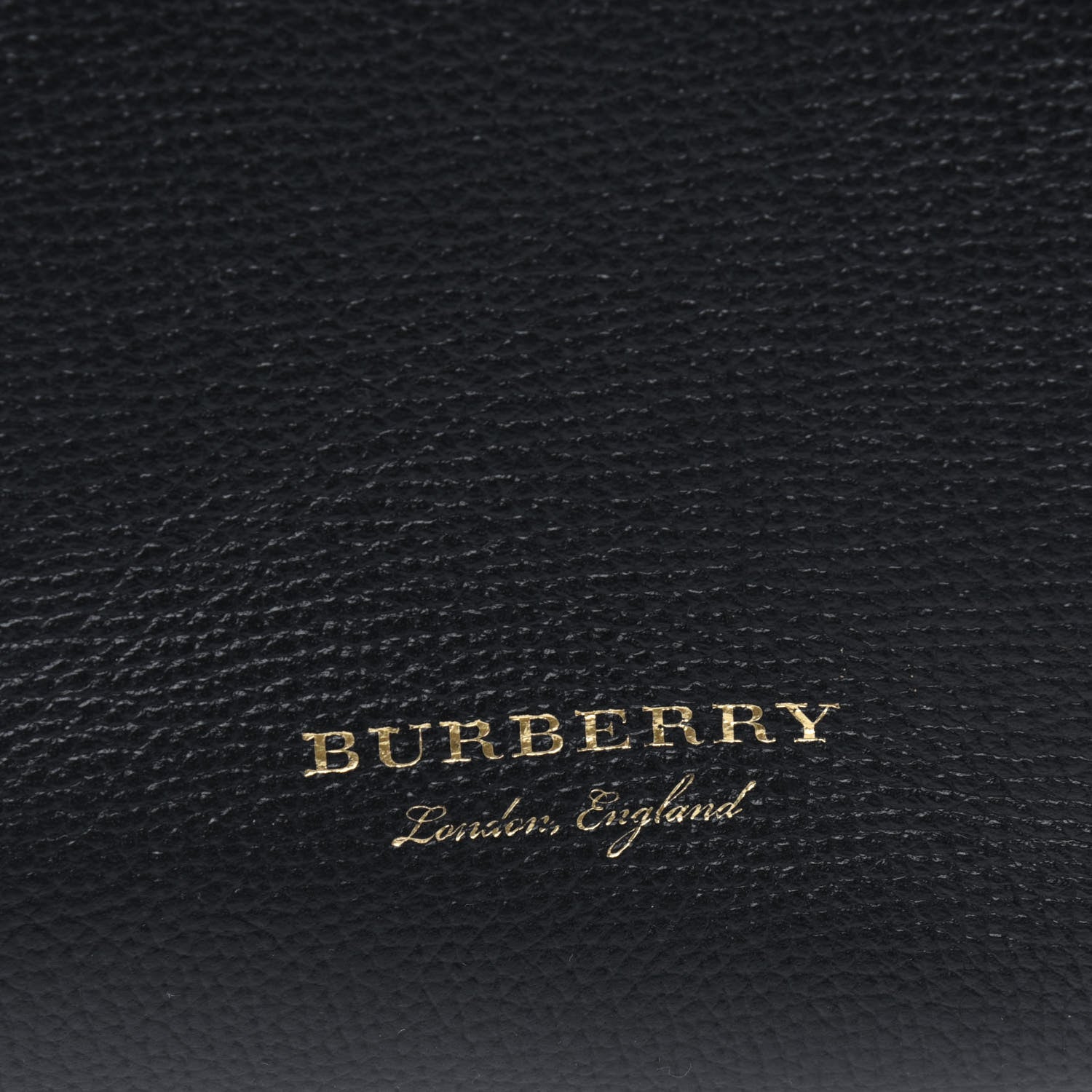 Burberry Derby Calfskin House Check Baby Banner Tote Black 12 of 12