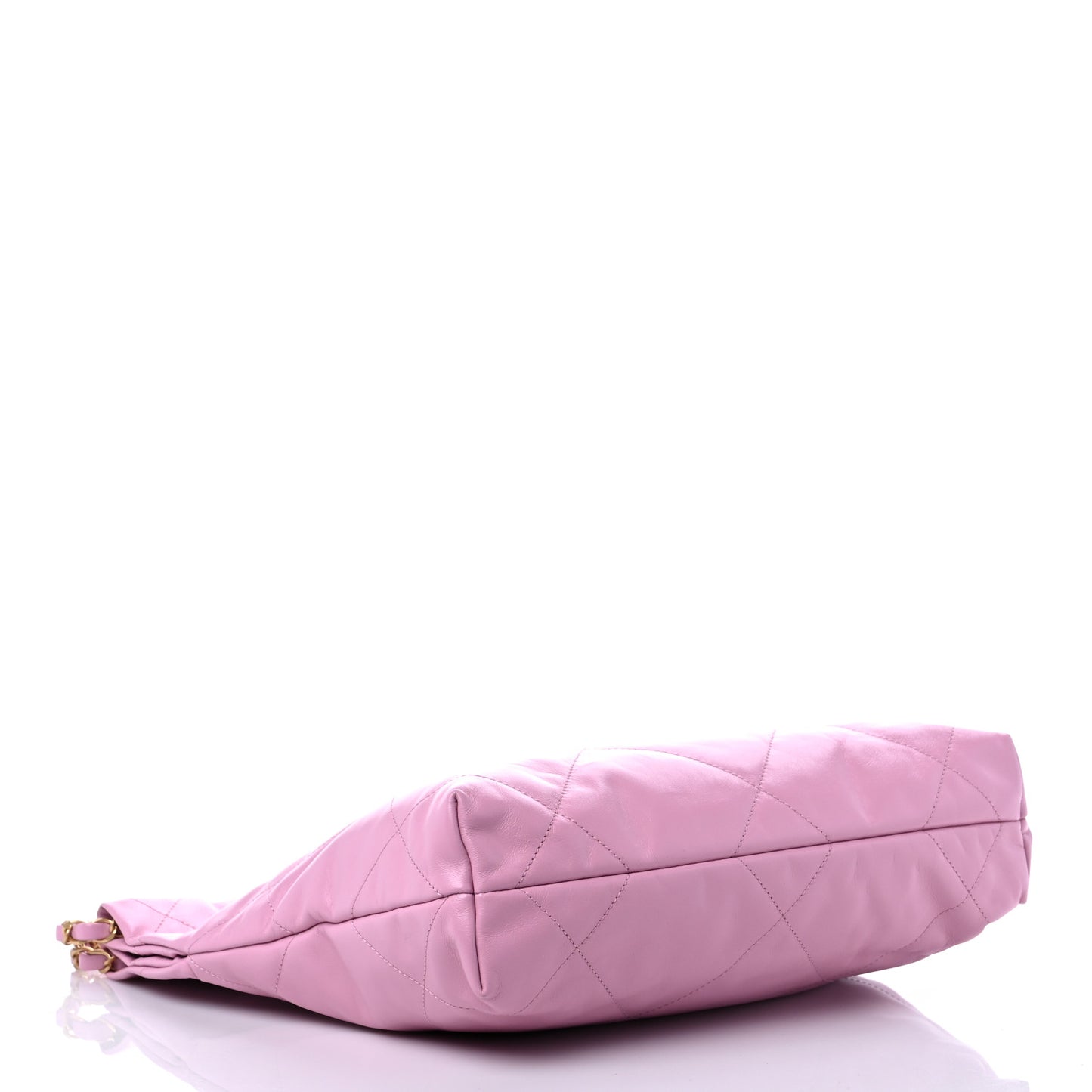 Shiny Calfskin Quilted Small Chanel 22 Pink