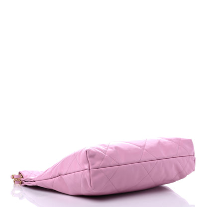 Chanel Shiny Calfskin Quilted Small Chanel 22 Pink 5 of 11