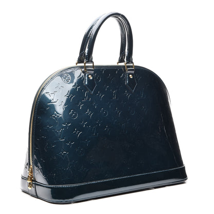Louis Vuitton Vernis Alma GM Blue Nuit 3 of 6