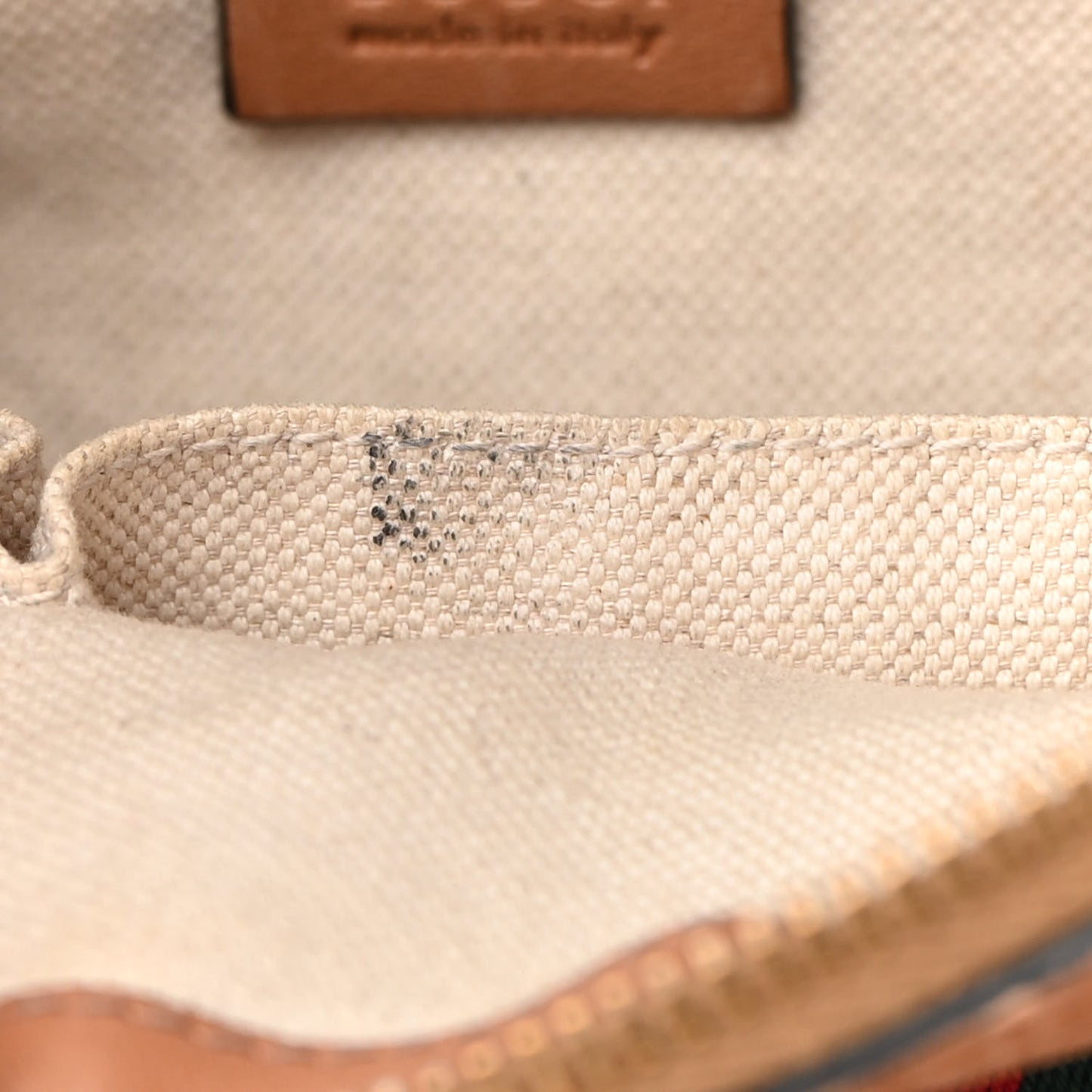 Monogram Web Rania Top Handle Bag Natural