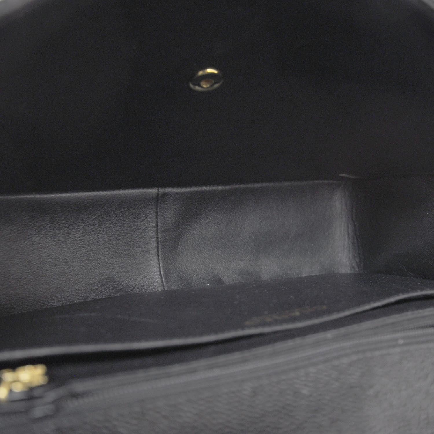 Chanel Caviar Quilted Jumbo Flap Black GHW 6 of 11