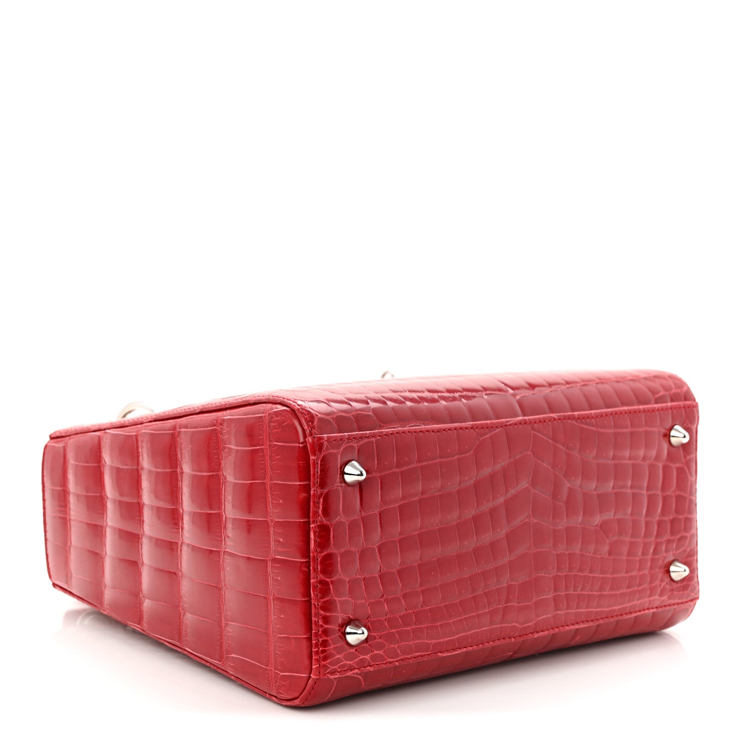 Christian Dior Alligator Medium Lady Dior Red 1850637 – FASHIONPHILE
