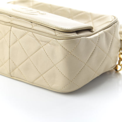 Chanel Lambskin Quilted Tassel Camera Case Beige 8 of 12