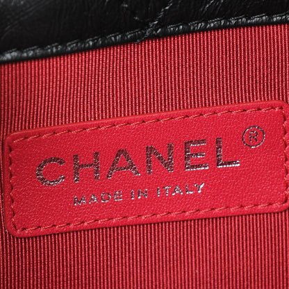 Chanel Aged Calfskin Quilted Gabrielle Backpack Black 6 of 9