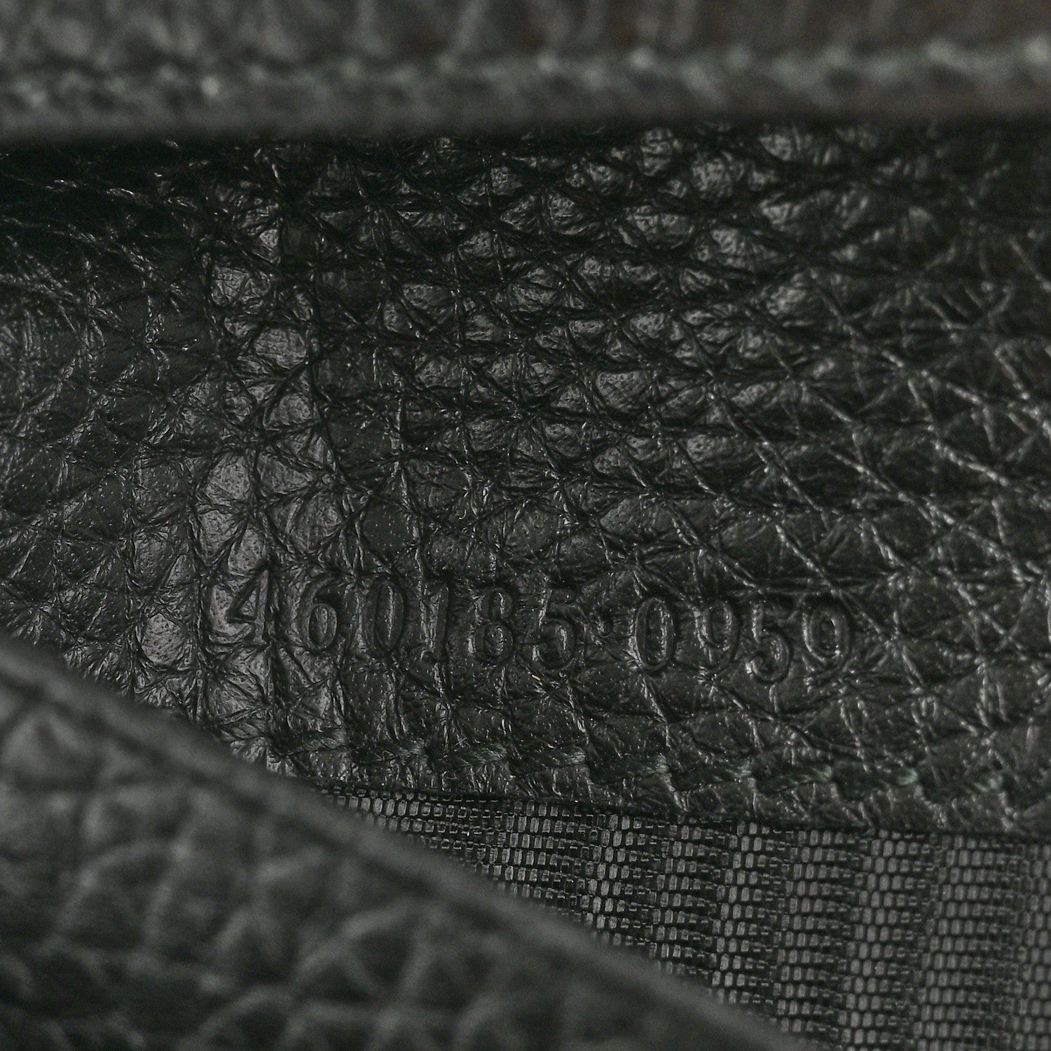 Gucci Pebbled Calfskin Animalier Card Case Black 7 of 11