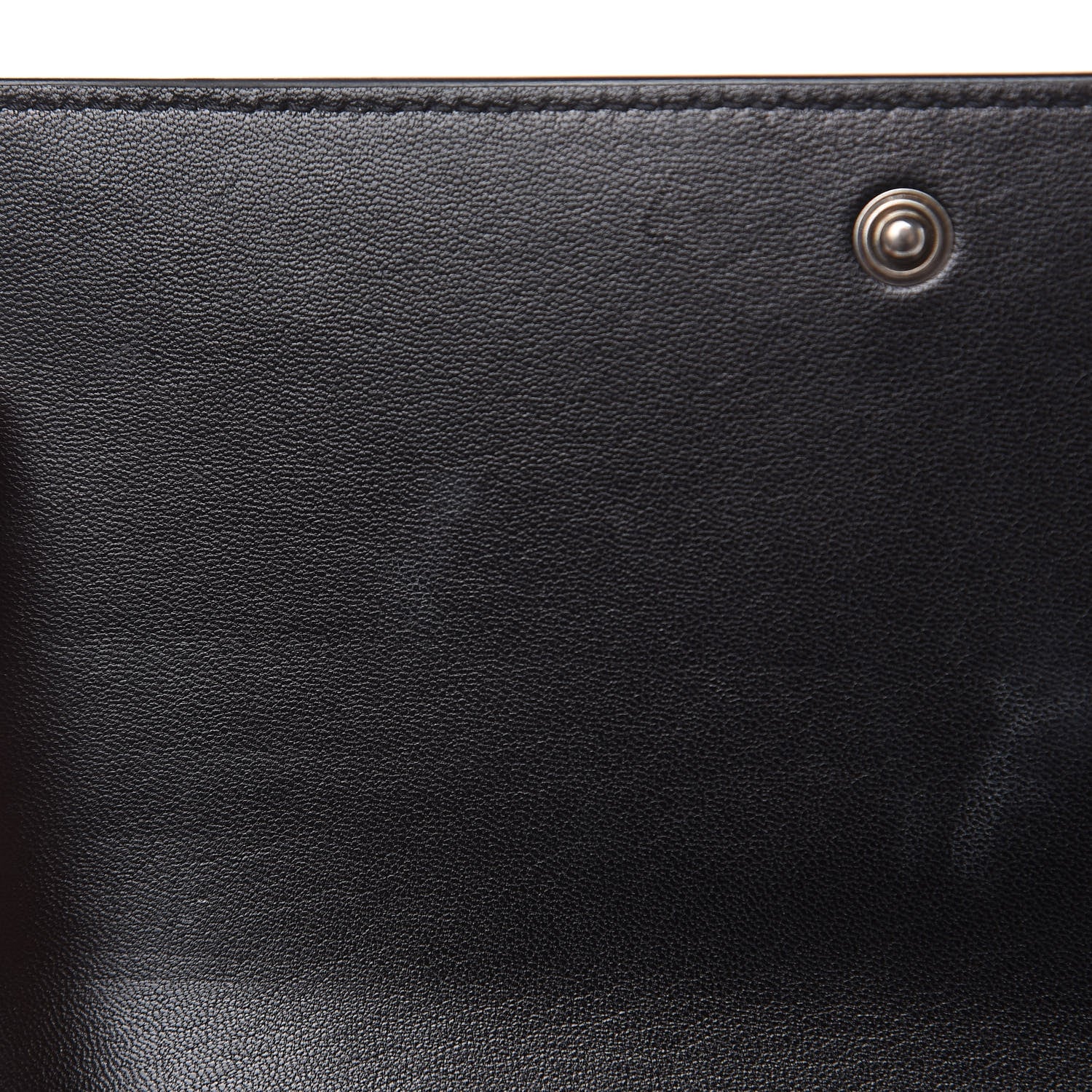 Saint Laurent Patent Glitter Striped Classic Monogram Cassandre Wallet Black Silver 10 of 10