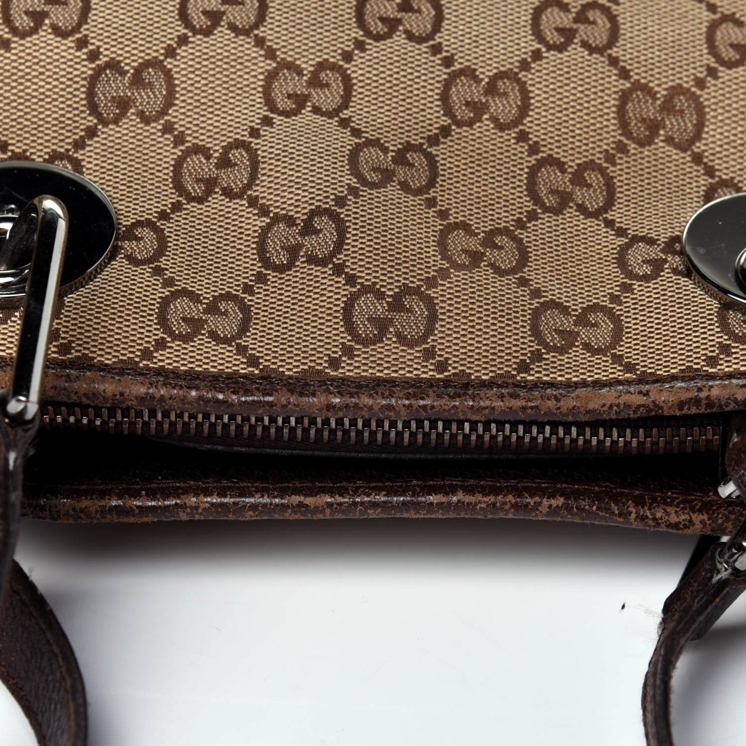 Gucci Monogram Eclipse Tote Brown 13 of 14