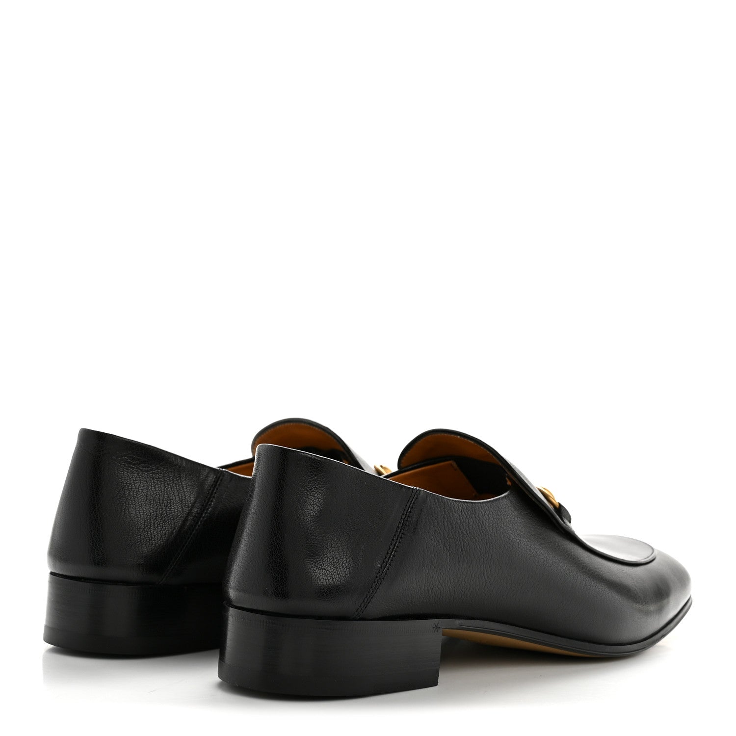 Gucci Goatskin Mens Horsebit Loafers 11.5 Black 5 of 9