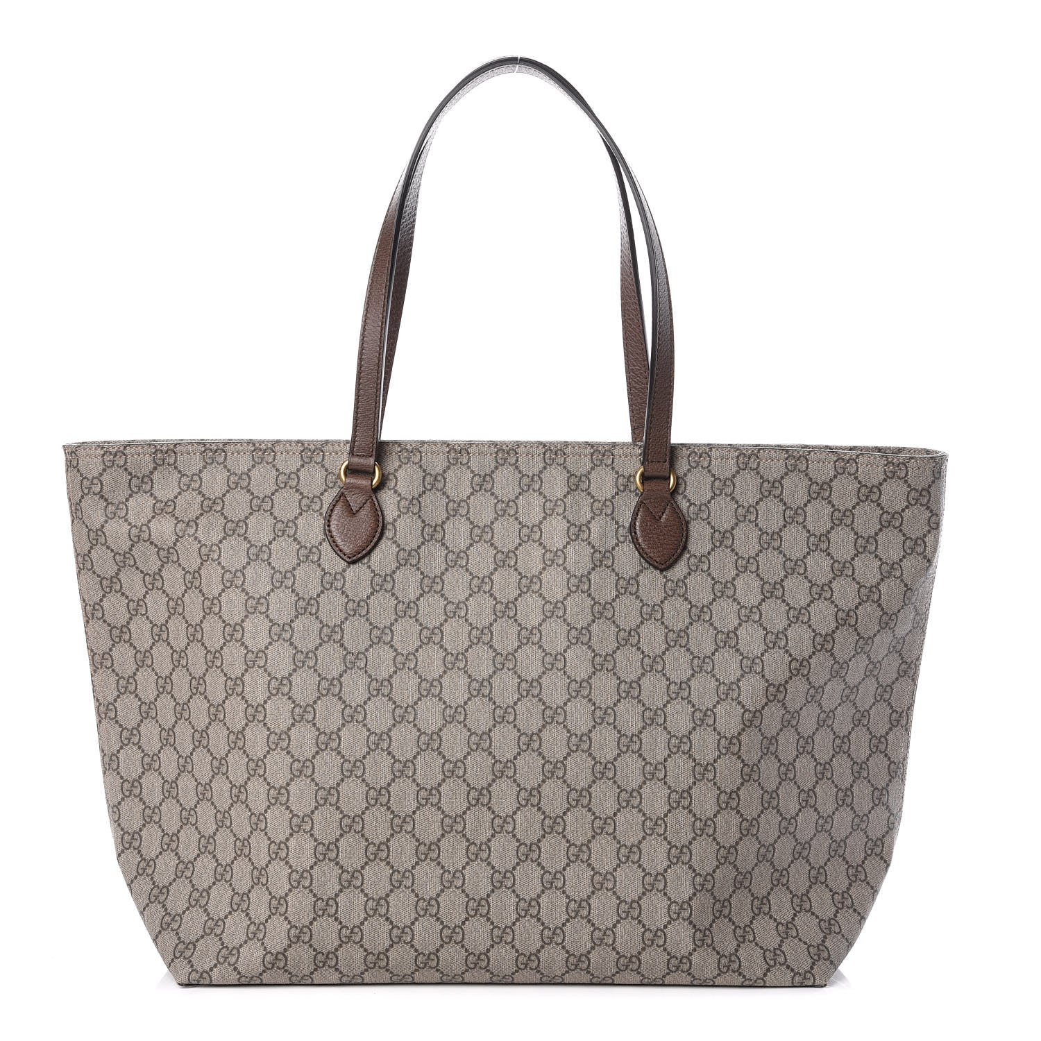 Gucci GG Supreme Monogram Medium Ophidia Shopping Tote Ebony 1 of 8