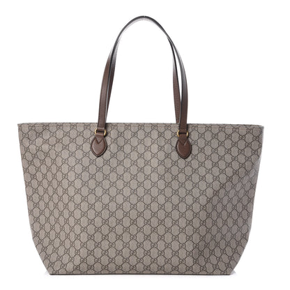Gucci GG Supreme Monogram Medium Ophidia Shopping Tote Ebony 1 of 8