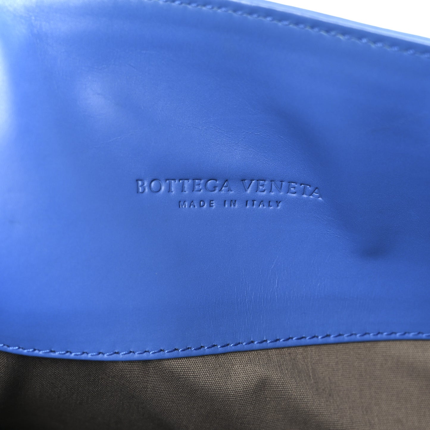 Nappa Intrecciato Briefcase Blue