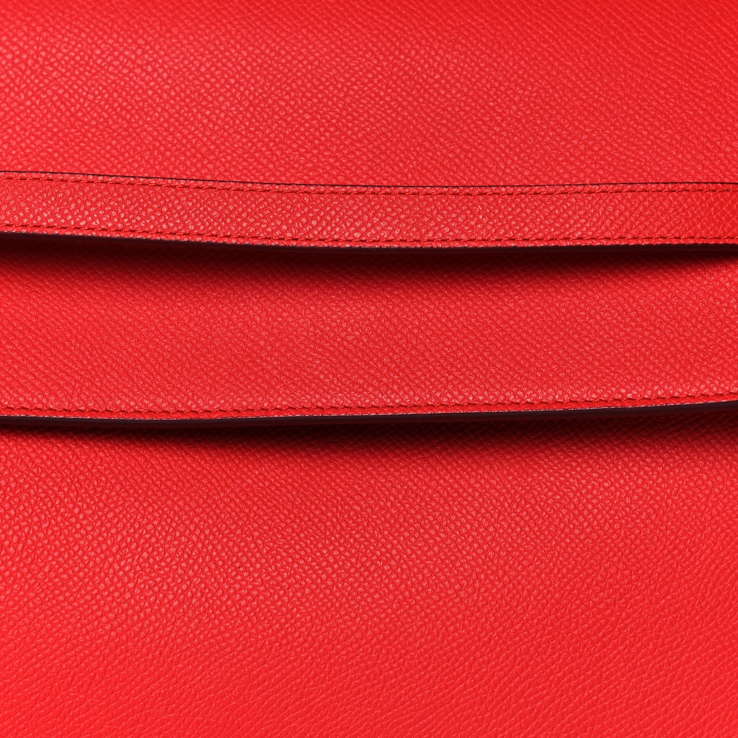 Grained Calfskin Mini Belt Bag Vermillion
