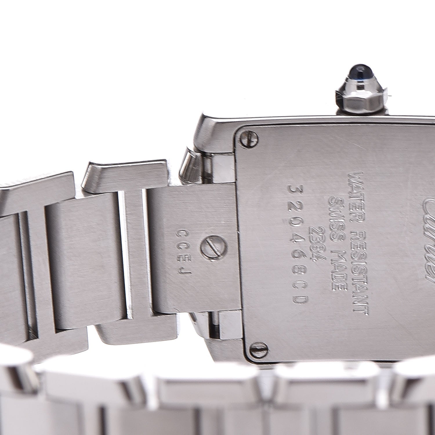 Cartier Stainless Steel 20mm Tank Francaise Quartz Watch 6 of 7
