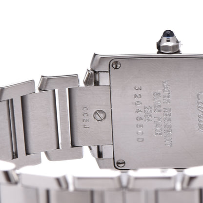 Cartier Stainless Steel 20mm Tank Francaise Quartz Watch 6 of 7