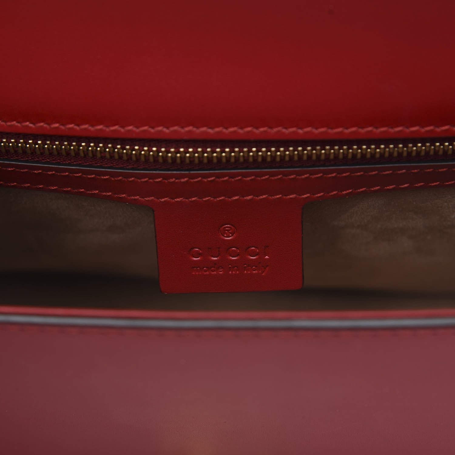 Gucci Calfskin Small Sylvie Shoulder Bag Hibiscus Red 6 of 11