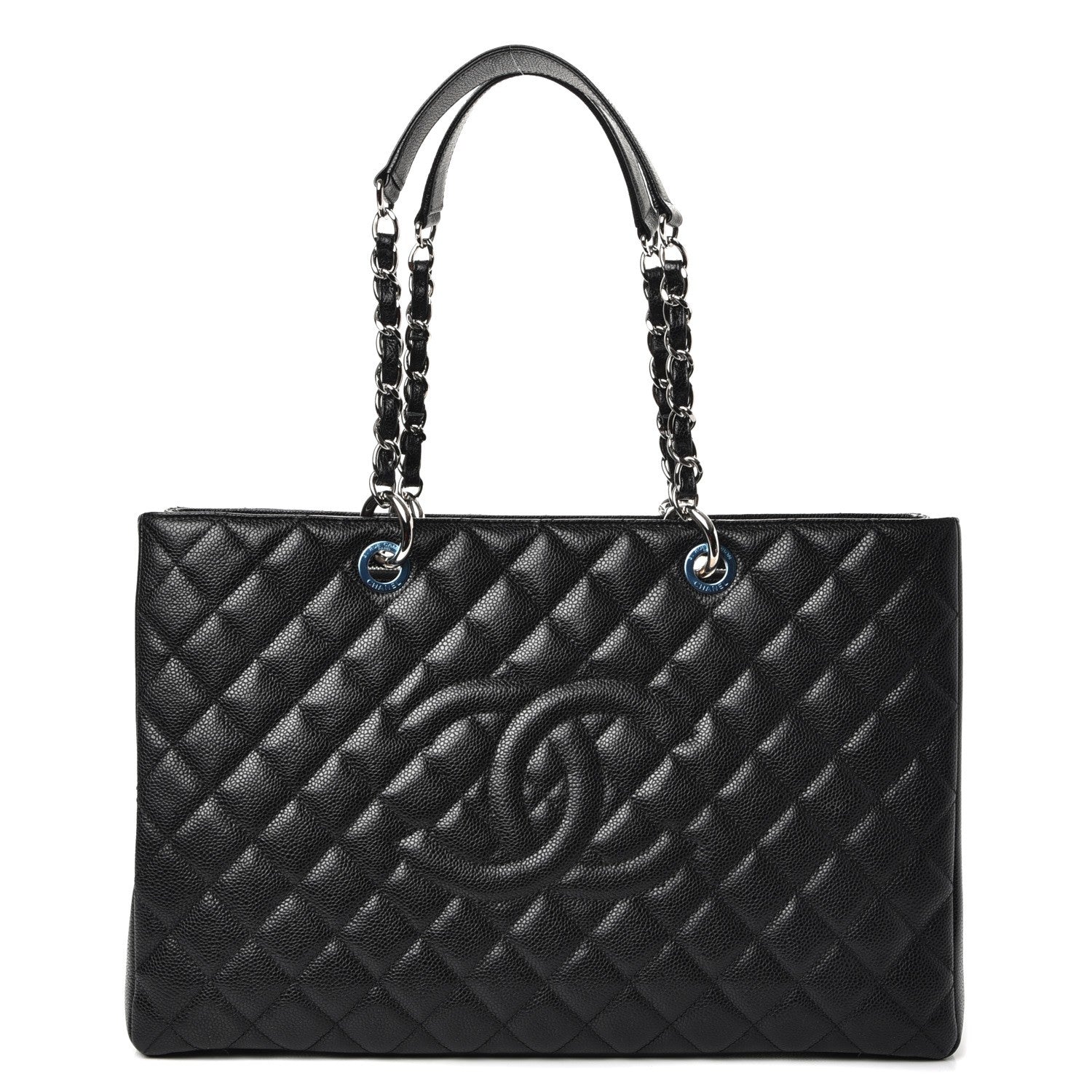 Chanel Caviar Quilted XL Grand Shopping Tote GST Black 1 of 8