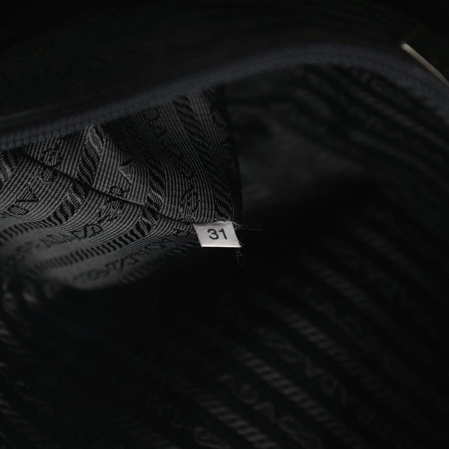 Prada Tessuto Nylon Saffiano Messenger Bag Black 7 of 13