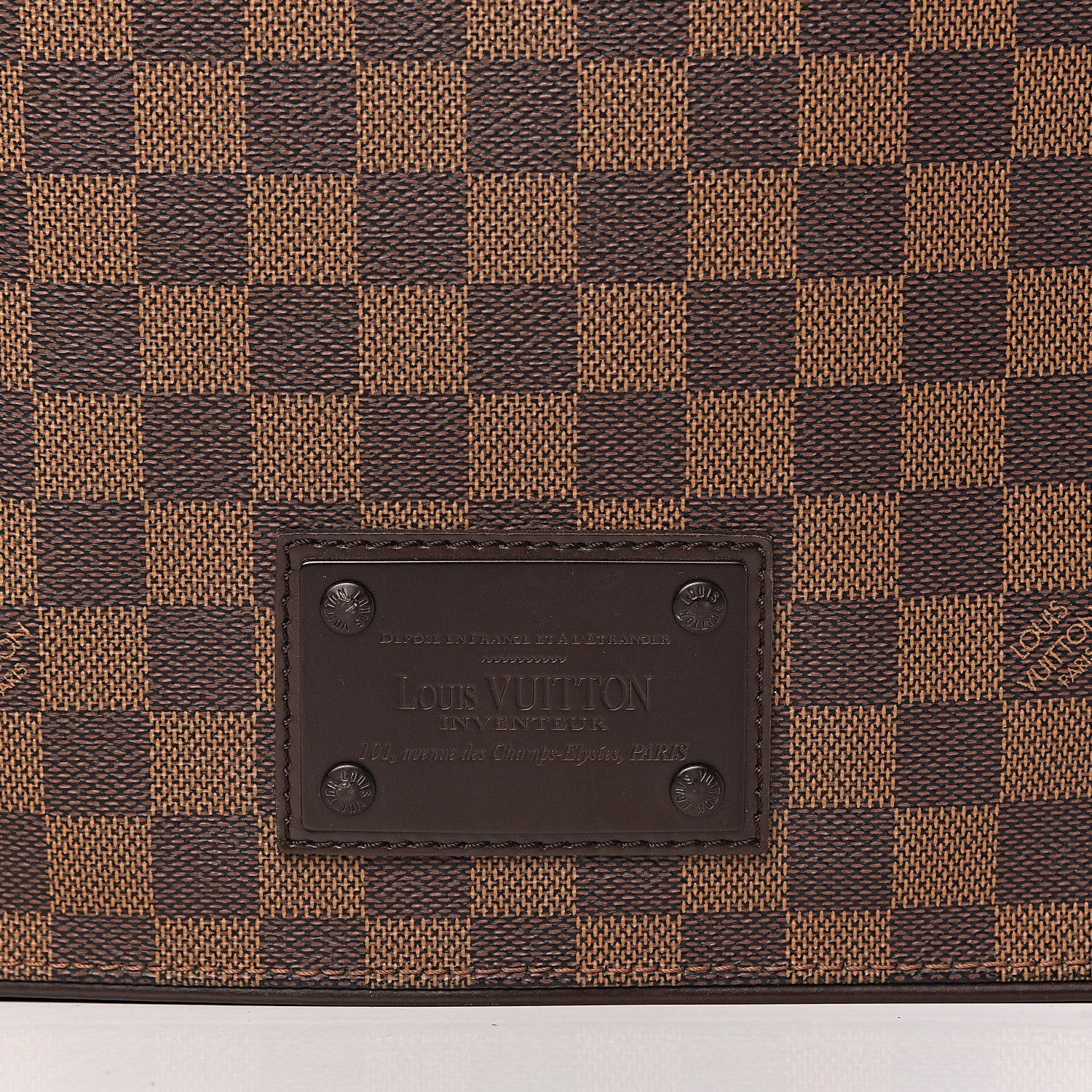 Louis Vuitton Damier Ebene Brooklyn MM 7 of 13