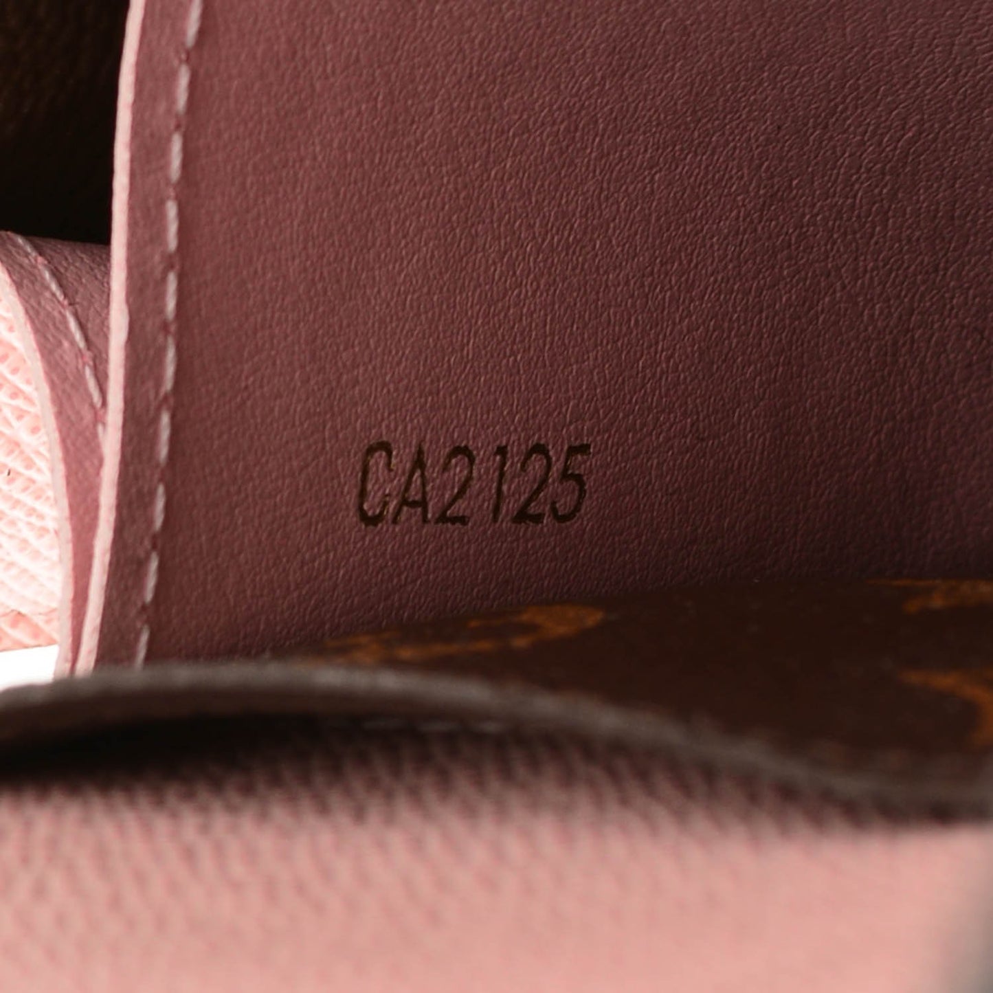 Monogram Emilie Wallet Rose Ballerine